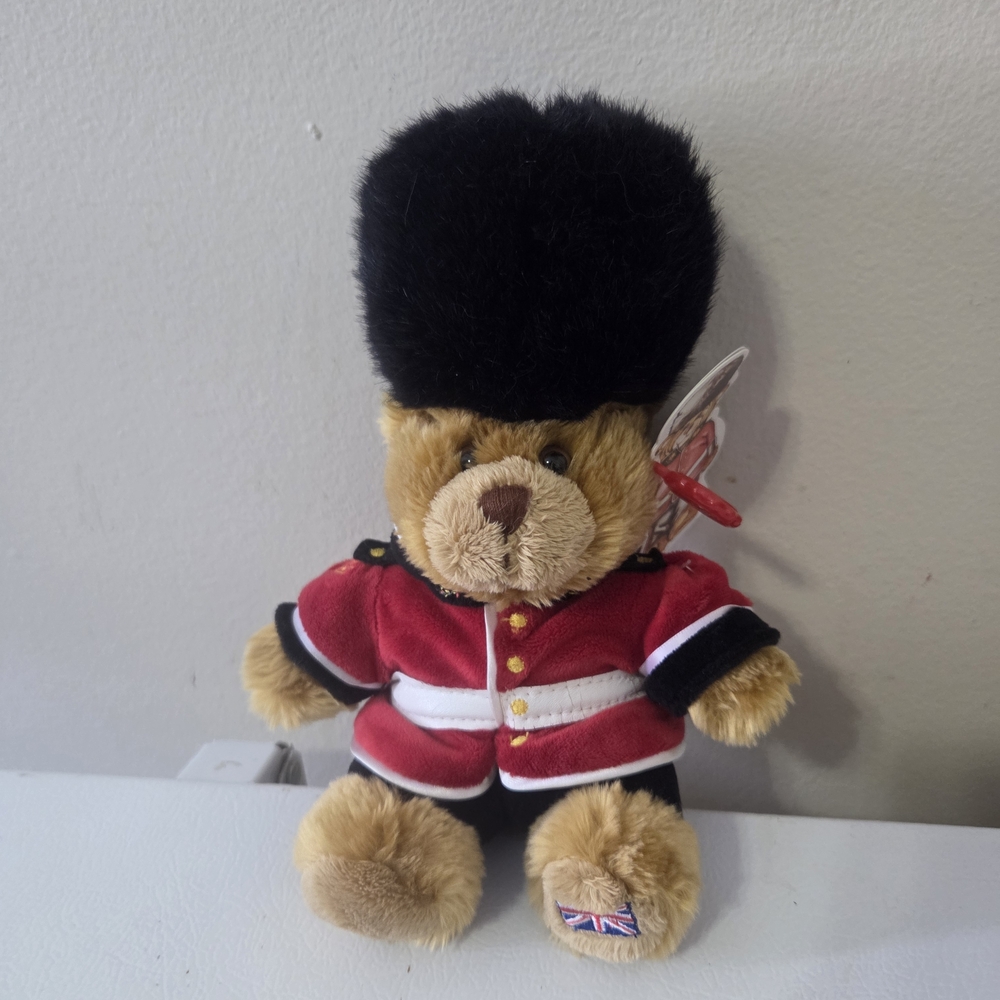 Keel Toys Guardsman Plush British Teddy Bear. 10in